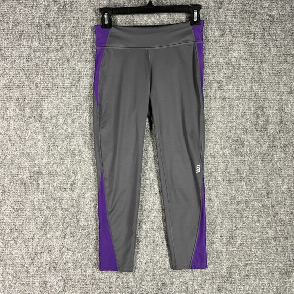 Second Skin Leggings Womens Extra Small Gray‎ Compression Activewear Bottoms - Picture 1 of 11